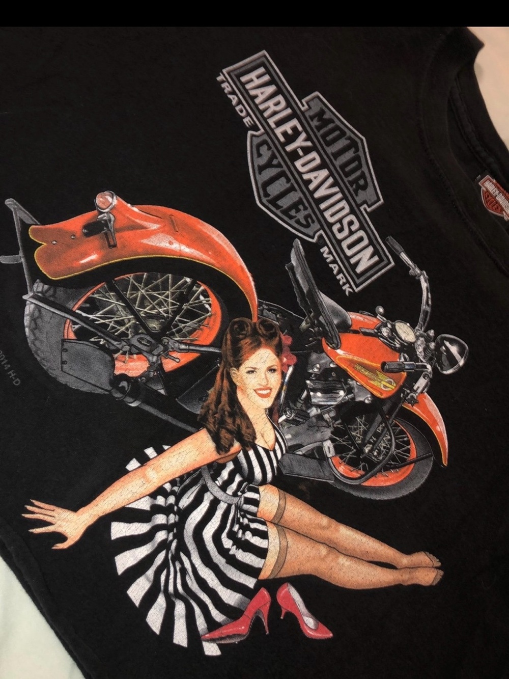 Harley-Davidson Cropped Shirt